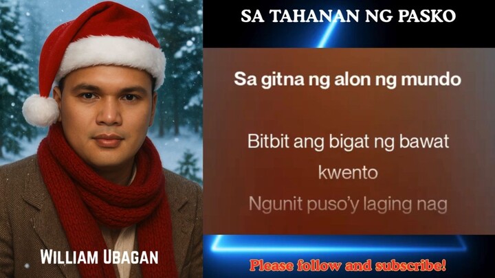 Sa Tahanan ng Pasko by William Ubagan