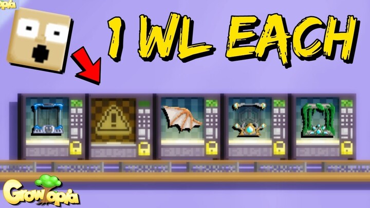 Selling Expensive items for 1WL (Not Clickbait) || Growtopia Funny