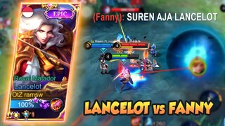 LANCELOT vs FANNY, SOLO RANK HARDGAME KALAH EARLY - LANCELOT FASTHAND GAMEPLAY #342