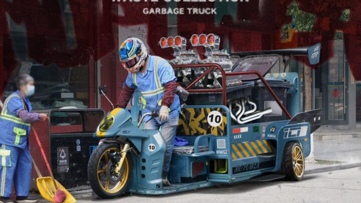 أحدث كمية من القمامة، سأتولى جمعها.