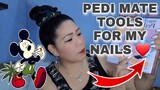 FLEXING MY PEDI MATE FOR MY NAILS | THELMA MICKEY VLOG