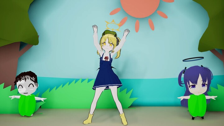 Ibuki dancing to Peaman Taisou! / 伊吹のピーマン体操！