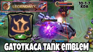 Tank Emblem is Better for Gatotkaca?? | Gatotkaca Gameplay [Well Played TV]