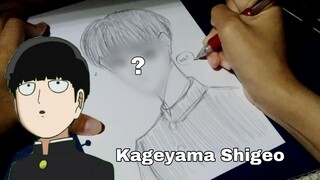 MENGGAMBAR SKETSA KAGEYAMA SHIGEO | Mob Psycho 100