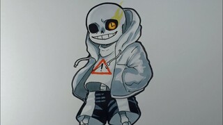 How To Draw ALERT SANS Cách Vẽ Chế Sans Cảnh Báo