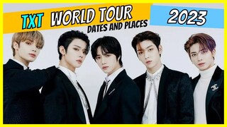 TXT World Tour 2023 ACT SWEET MIRAGE Dates and Cities