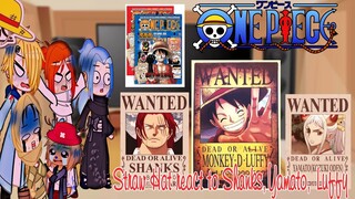 👒 Straw Hat react to Shanks,Yamato, Luffy family -- Gacha Club -- One Piece -- Monkey D Galinha 👒