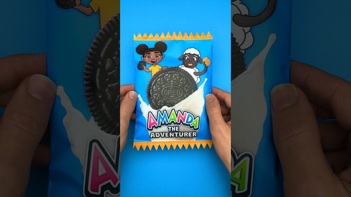 ASMR Unboxing Amanda The Adventurer Cookie OREO 🍪 #shorts