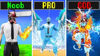 Upgrading to ULTIMATE ELEMENTAL Chainsaw Man in GTA 5 RP