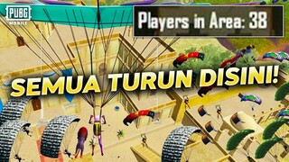 TERNYATA BEGINI KALAU 38 ORANG TURUN DITEMPAT YANG SAMA! RAME BANGET! - PUBG MOBILE