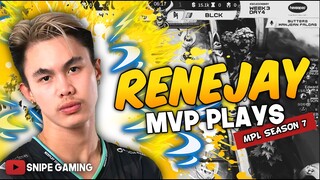 MVP PLAYS : RENEJAY "SADBOI" BARCARSE IQ