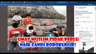 Umat Muslim Tidak Perlu Naik Candi Borobudur