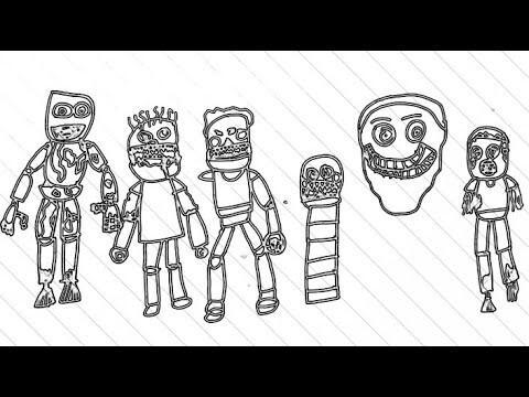 Drawing Cartoon Cat, Bendy, SCP, Trevor Henderson