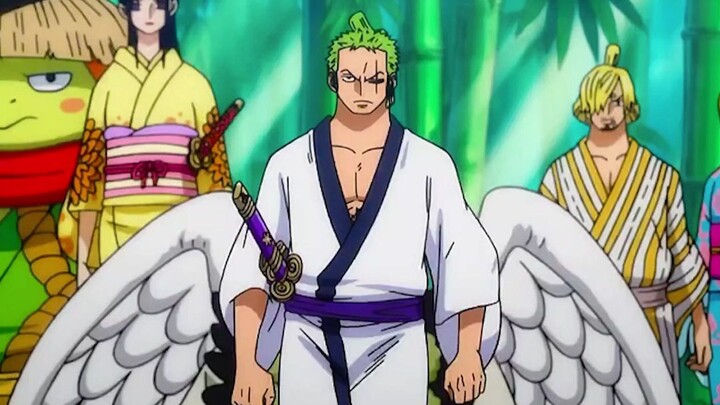 “The sword is also choosing its master; Enma has recognized Zoro.”