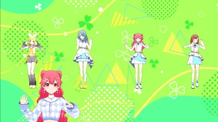 5 boxes of mirrored peach for self-learning dance (magnification of main song movements)