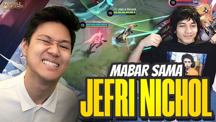 JEJE MAIN SAMA JEFRI NICHOL DI ORDER MABAR! SERU ABIS - Mobile Legends