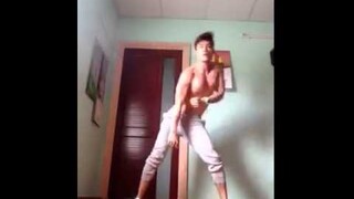 hot sexy asian guy dancing