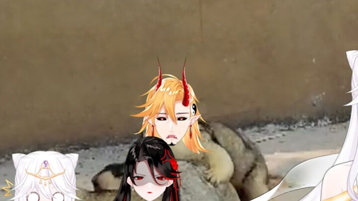 A male anchor and two female anchors! Are they playing something new?