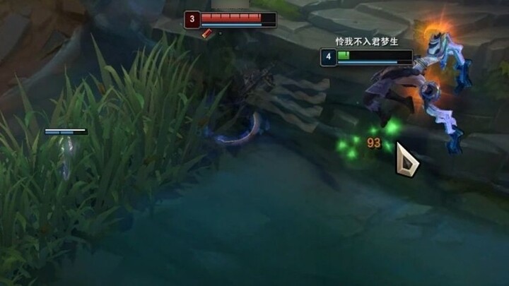 A classic Doran's Ring kills a person in one second with full health!