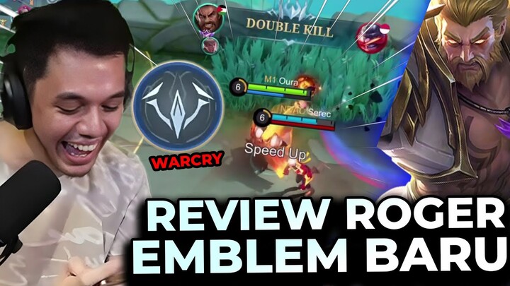 Roger Pake Emblem War Cry Jadi Makin Menggila!! Ini Emblem paling OP Season ini!! - Mobile Legends