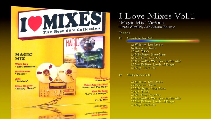 I ❤ Mixes Vol.1 (1986) "Magic Mix" Various [2003 CD Reissue, Album]