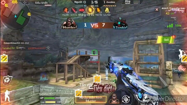 CrossFire Legends | Bắn Aka47 Vip Transformer | Zombie V4 Map Khu đền quên lãng.