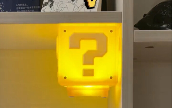 Wow, this controllable question-mark light is seriously so cool～