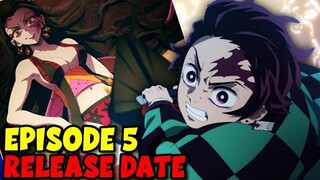 Demon Slayer Season 2 Entertainment District Arc Episode 5 Release Date