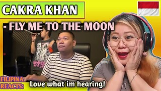 CAKRA KHAN - FLY ME TO THE MOON (Cover Song) || FILIPINA REACTS