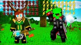 JJ and Mikey Became Loki and Thor in Minecraft - Maizen