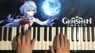 Genshin Impact - Ganyu's Theme - Qilin's Prance (Piano Tutorial Lesson)