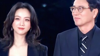 “妻子的容貌，丈夫的荣耀”具象化！汤唯老公笑得嘴角都压不下去！朴素的礼服但是姐姐的脸秒了！