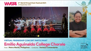 [WVCF4-FRIENDSHIP CONCERT] EMILIO AGUINALDO COLLEGE CHORALE - PARA SA'YO