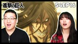 THEY REALLY ENDED IT HERE?!!?? 😭 | Attack on Titan Couples Reaction & Discussion Season 4 Episode 16