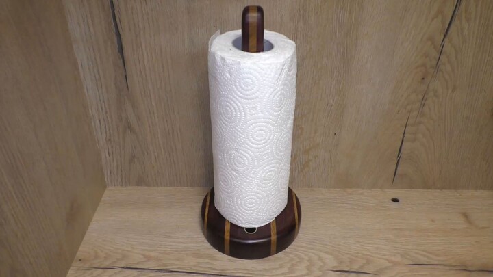 Amir Uzan - 19. Wooden paper towel holder.