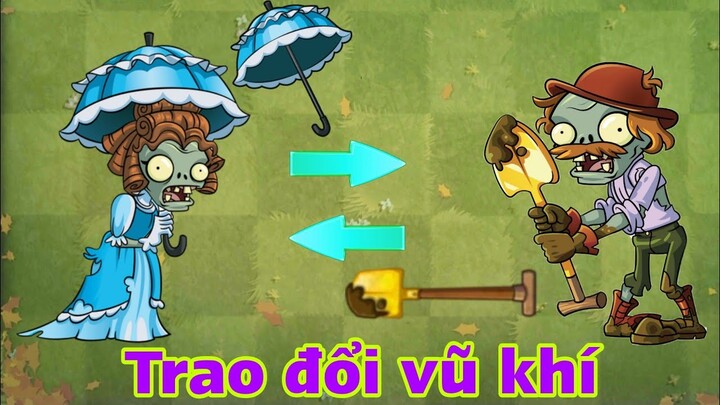 PVZ2 Test: lỗi phản đạn của Jester Zombie với Excavator Zombie và Parasol Zombie - PVZ2 MK