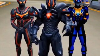 Zero carries his father on his back to go play with Bei Xiaohei