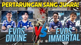 PERTARUNGAN BOM SQUAD PRO PLAYER! EVOS DIVINE VS EVOS IMMORTAL! AUTO DIBANTAI SAMA EVOS DIVINE 😱😱😱