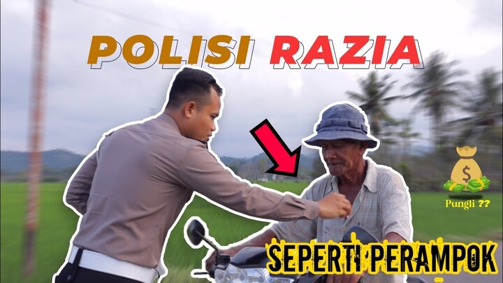 BEGINI RESPON KAKEK INI SAAT KENA RAZIA POLANTAS !!!