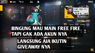 MASIH HANGAT SEKALI NIH GIVEWAY AKUN FREE FIRE