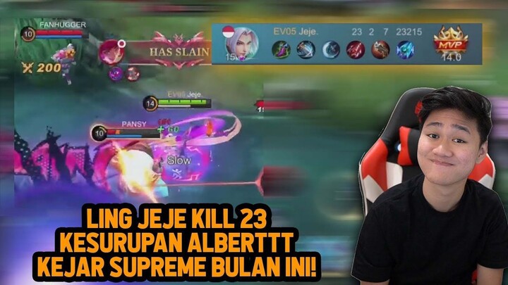 JEJE PAKE LING KILL 23 KESURUPAN ALBERTT! FAST HAND 4 PEDANG KEJAR SUPREME BULAN