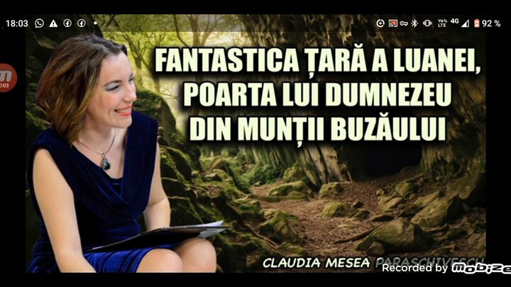 Fantastica țară a luanei.posrta lui Dumnezeu din munți Buzăului