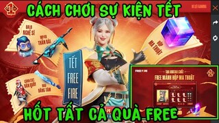 Free Fire| Cách Tạo Avatar Nhận Hộp Ma Thuật? Sự Kiện Tết Nhận Thần Bo, Mp40 Thần Bài