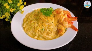 Cách làm MỲ Ý SỐT KEM thơm ngon béo ngậy | Spaghetti | Bếp Của Vợ