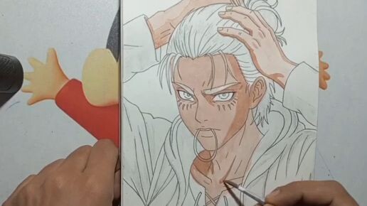 Drawing From Attack On Titan | Step By Step