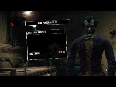 Batman: Return To Arkham Asylum Paging Dr.Joker Challenge Map