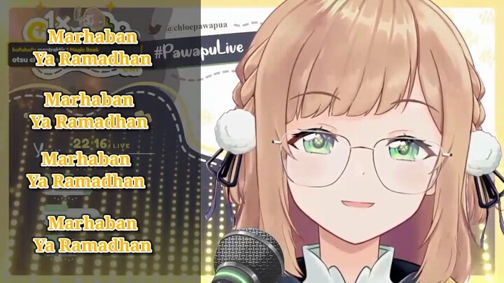 Vtuber cover lagu Ramadhan (Chloe Pawapua) 🍀