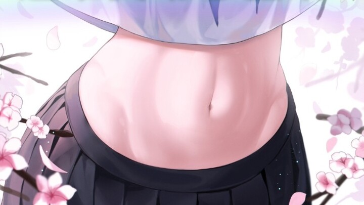 [Dynamic wallpaper sharing] Small waist, do you like it?