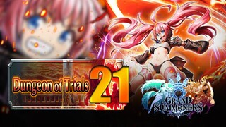 Dungeon Of Trials 21f | ft. Milim | Grand Summoners