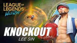 Knockout Lee Sin Skin Spotlight - WILD RIFT